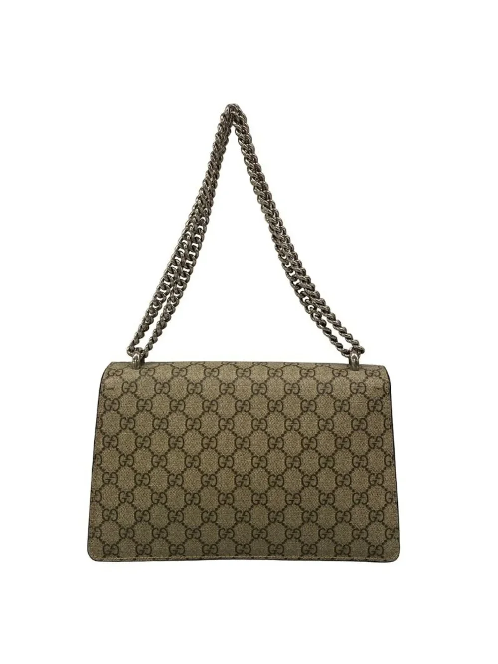 Gucci Shoulder Bag Dionysus Beige Brown Red